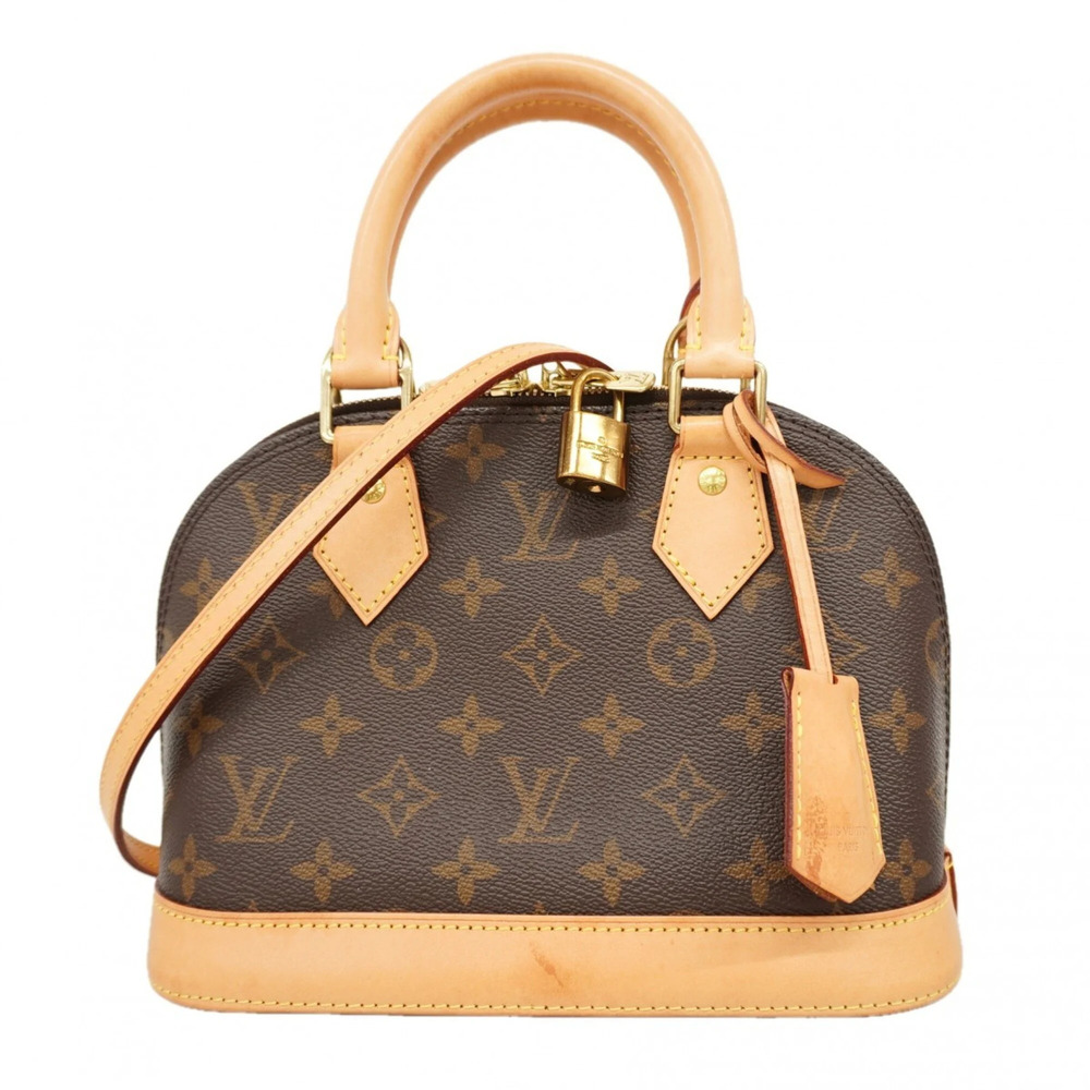 LOUIS VUITTON Brown Monogram Alma BB Bag
